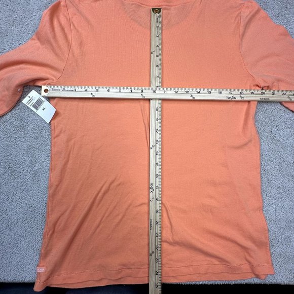 Polo Jeans NWT‎ Forever Tee Size XL light orange 3/4 sleeve - Picture 5 of 5